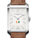 Miami Men's Baume et Mercier 43X27mm Hampton Watch with Silver Dial & Tan Leather Strap