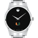 Miami Men's Movado Collection Stainless Steel Watch with Black Dial