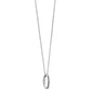 Miami Monica Rich Kosann "Carpe Diem" Poesy Ring Necklace in Silver Shot #2
