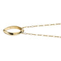 Miami Monica Rich Kosann Poesy Ring Necklace in Gold Shot #3