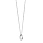 Miami Monica Rich Kosann Poesy Ring Necklace in Silver Shot #2