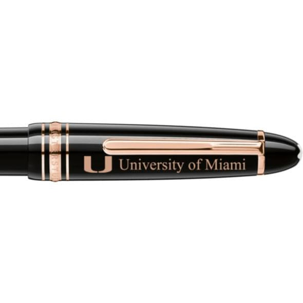 Miami Montblanc Meisterstück LeGrand Ballpoint Pen in Red Gold Shot #2