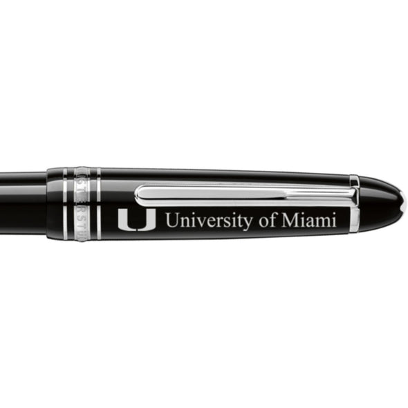Miami Montblanc Meisterstück Midsize Platinum-Coated Ballpoint Pen Shot #2