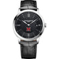 Miami University Men's Baume et Mercier 40mm Classima Quartz Watch with Black Dial & Black Leather Strap Shot #2