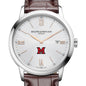 Miami University Men's Baume et Mercier 42mm Classima Watch with Silver Dial & Brown Leather Strap Shot #1