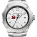 Miami University Men's Baume et Mercier 42mm Riviera Watch with White Dial & Bracelet