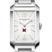 Miami University Men's Baume et Mercier 43X27mm Hampton Watch with Silver Dial & Bracelet