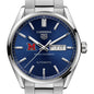Miami University Men's TAG Heuer Carrera with Blue Dial & Day-Date Window Shot #1