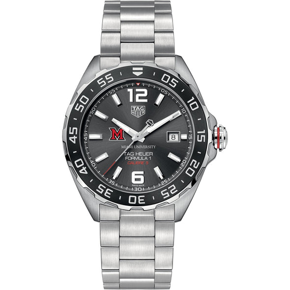 Miami University Men's TAG Heuer Formula 1 Automatic with Anthracite Dial & Bezel Shot #2
