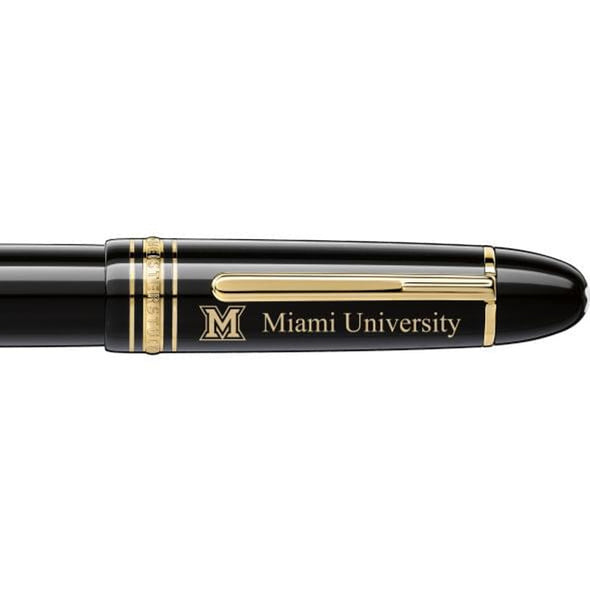 Miami University Montblanc Meisterstück 149 Pen in Gold Shot #2