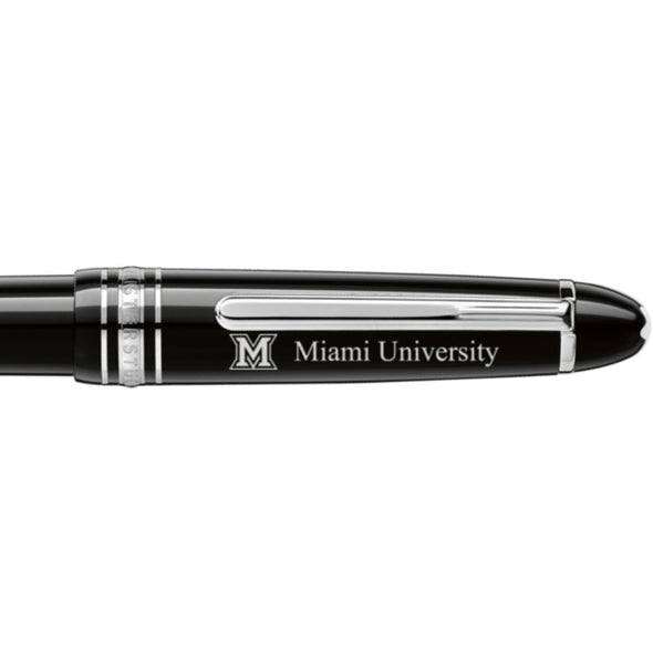 Miami University Montblanc Meisterstück Midsize Platinum-Coated Ballpoint Pen Shot #2