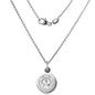 Miami University Necklace with Charm in Sterling Silver Shot #2