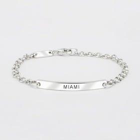 Miami University Petite ID Bracelet Shot #1