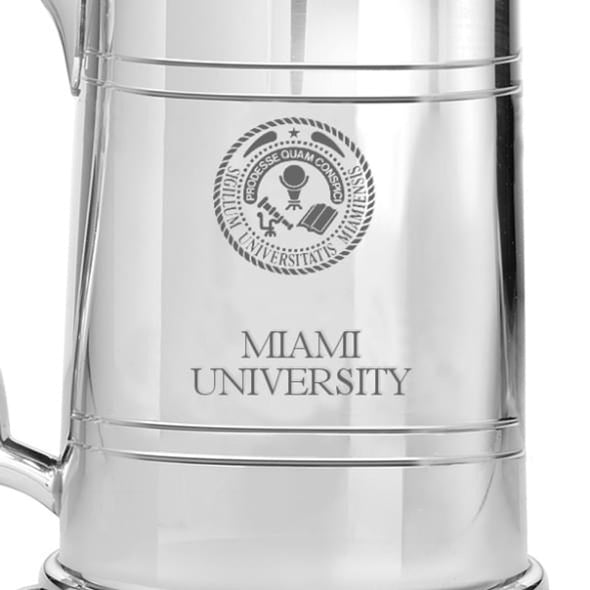 Miami University Pewter Stein Shot #2