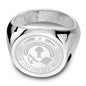 Miami University Sterling Silver Round Signet Ring Shot #2