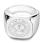 Miami University Sterling Silver Square Cushion Ring Shot #2