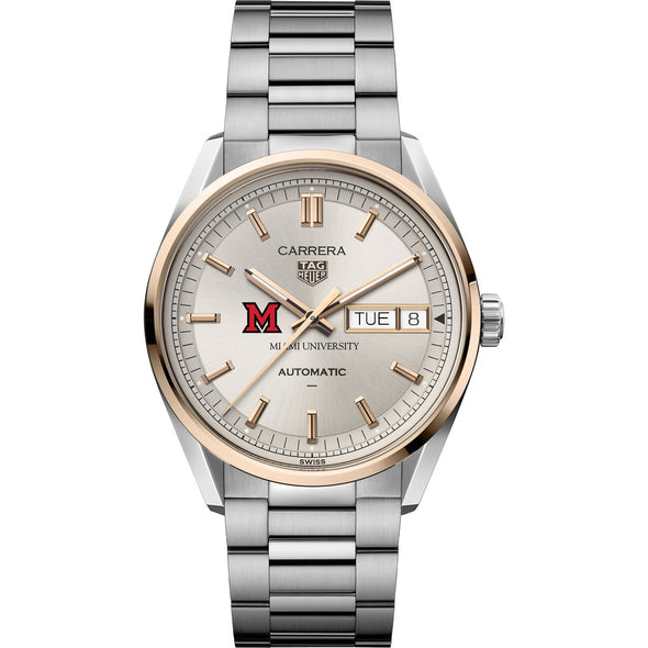 Miami University TAG Heuer Carrera Automatic Day-Date 18K 5N Rose Gold Shot #2