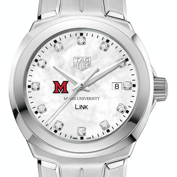 Miami University TAG Heuer Diamond Dial LINK for Women Shot #1
