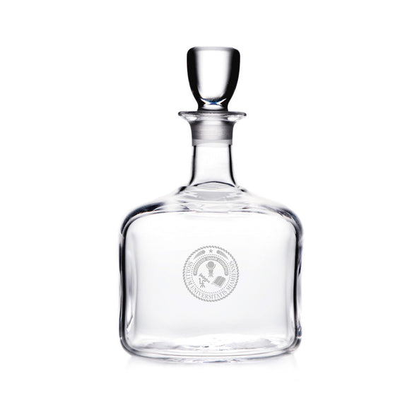 Miami University Whiskey Decanter and Glasses by Simon Pearce Shot #2