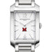 Miami University Women's Baume et Mercier 35X22mm Hampton Watch with Silver Dial & Bracelet