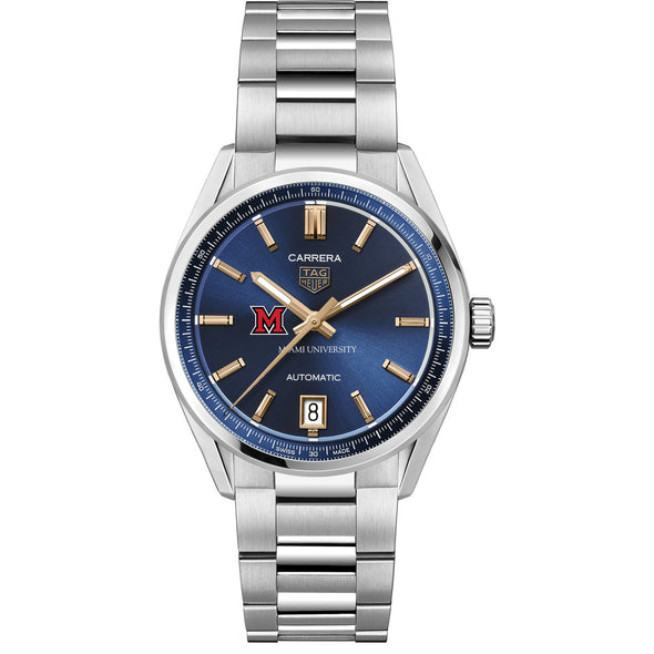 Miami University Women's TAG Heuer Steel Carrera Automatic with Blue Dial Shot #2