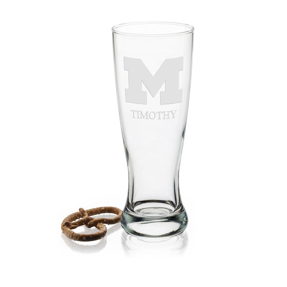 Michigan 20oz Pilsner Glasses - Set of 2 Shot #1