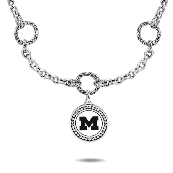 Michigan Amulet Necklace by John Hardy with Classic Chain and Three Connectors Shot #3