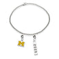Michigan Class Year Sterling Silver Anklet Shot #2