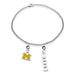Michigan Class Year Sterling Silver Anklet