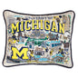 Michigan Embroidered Pillow Shot #1