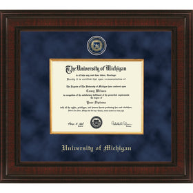 Michigan Excelsior Ph.D. Diploma Frame Shot #1