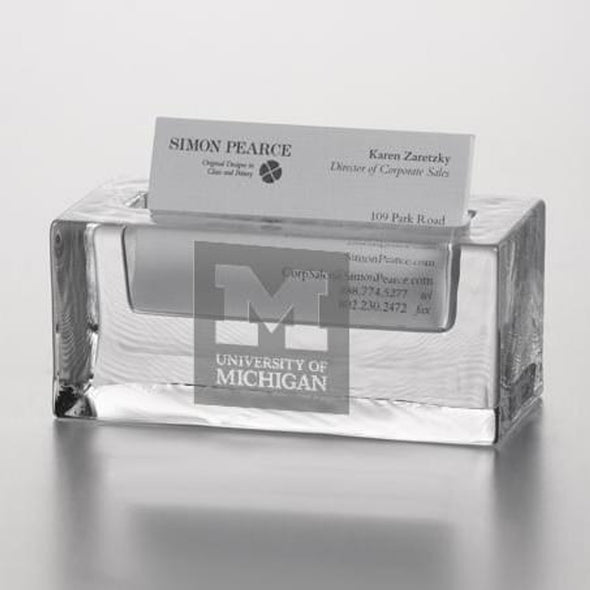Michigan Glass Business Cardholder by Simon Pearce Shot #2