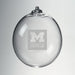 Michigan Glass Ornament by Simon Pearce