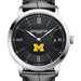 Michigan Men's Baume et Mercier 40mm Classima Quartz Watch with Black Dial & Black Leather Strap