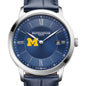 Michigan Men's Baume et Mercier 40mm Classima Quartz Watch with Blue Dial & Dark Blue Leather Strap Shot #1