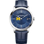 Michigan Men's Baume et Mercier 40mm Classima Quartz Watch with Blue Dial & Dark Blue Leather Strap Shot #2