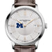 Michigan Men's Baume et Mercier 40mm Classima Quartz Watch with Silver Dial & Dark Brown Leather Strap