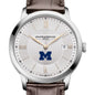 Michigan Men's Baume et Mercier 40mm Classima Quartz Watch with Silver Dial & Dark Brown Leather Strap Shot #1