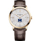 Michigan Men's Baume et Mercier 40mm Gold PVD Classima Watch with Silver Dial & Dark Brown Leather Strap Shot #2