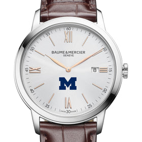 Michigan Men's Baume et Mercier 42mm Classima Watch with Silver Dial & Brown Leather Strap Shot #1