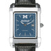 Michigan Men's Blue Quad Watch with Leather Strap