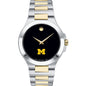 Michigan Men's Movado Collection Two-Tone Watch with Black Dial Shot #2