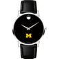 Michigan Men's Movado Museum with Leather Strap Shot #2