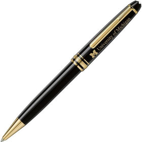 Michigan Montblanc Meisterstück Classique Ballpoint Pen in Gold Shot #1
