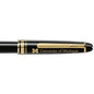 Michigan Montblanc Meisterstück Classique Rollerball Pen in Gold Shot #2
