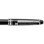 Michigan Montblanc Meisterstück Classique Rollerball Pen in Platinum Shot #2