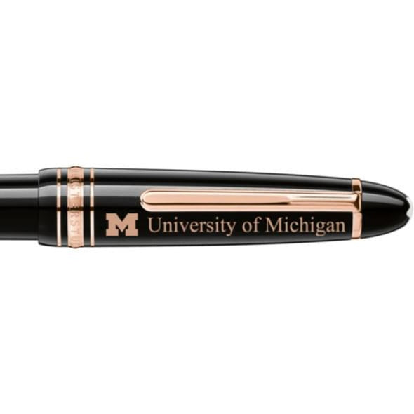 Michigan Montblanc Meisterstück LeGrand Ballpoint Pen in Red Gold Shot #2