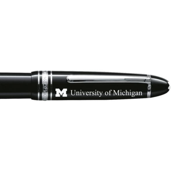 Michigan Montblanc Meisterstück LeGrand Rollerball Pen in Platinum Shot #2