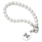 Michigan Pearl Bracelet with Sterling Silver Charm Shot #1
