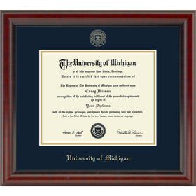 Michigan PhD Diploma Frame, the Fidelitas Shot #1